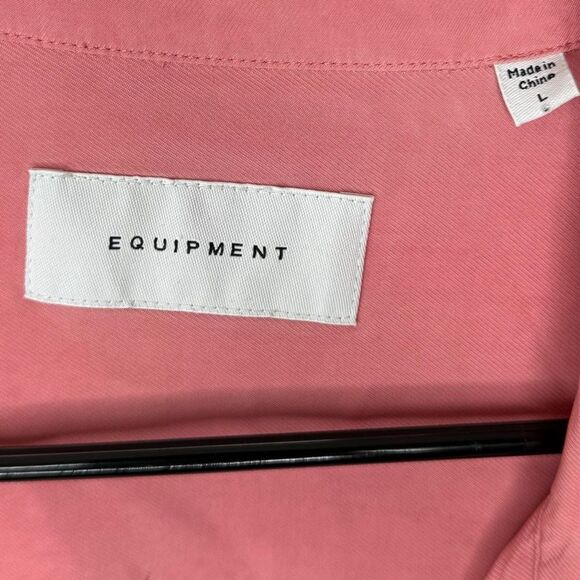 |EUC| EQUIPMENT Silky Signature Button Blouse - Picture 5 of 6